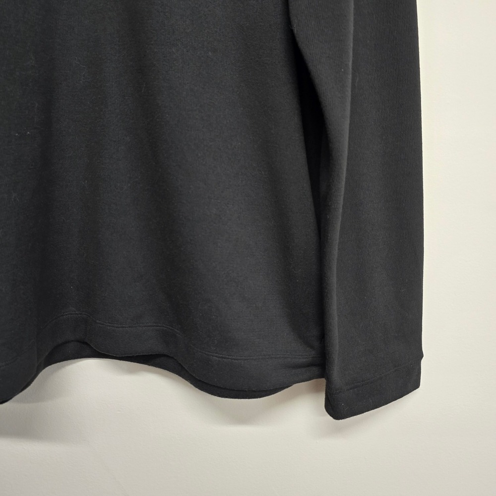 Rhone Commuter 1/4 Zip Pullover Mens XXL Black Performance Knit Minimalist - Picture 2 of 11